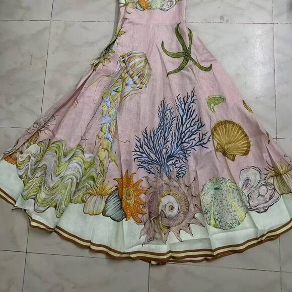 ZIMMERMAN Lovelorn Sleeveless Ruffle Mini Dress - Picture 2 of 2